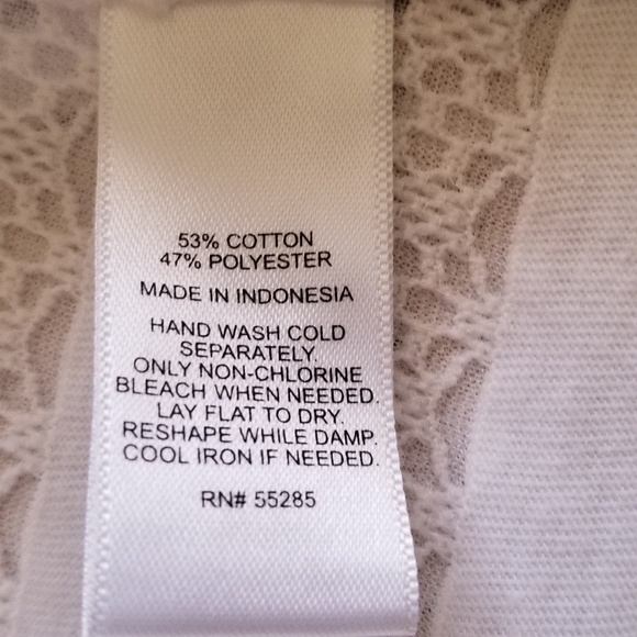 Express Long Sleeves White Top - Picture 7 of 7